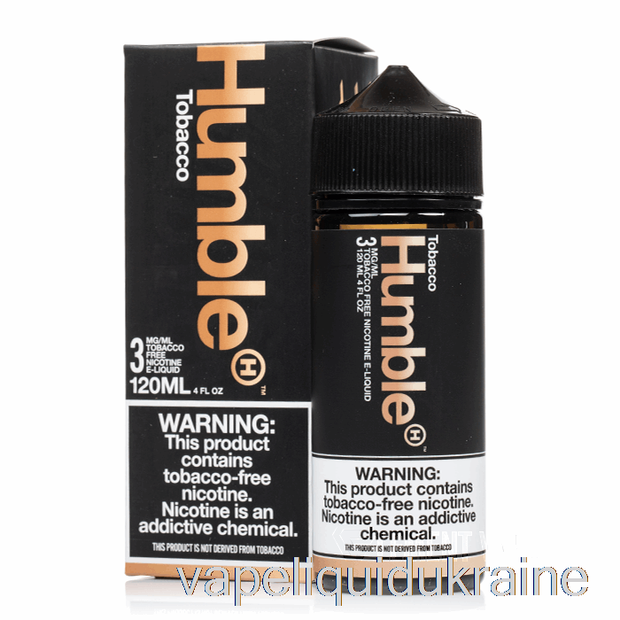 Vape Ukraine Tobacco - Humble Juice Co. - 120mL 3mg